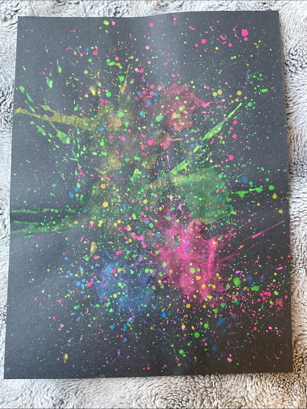 Abstract Splatter Painting Background - Picture 2 of 4